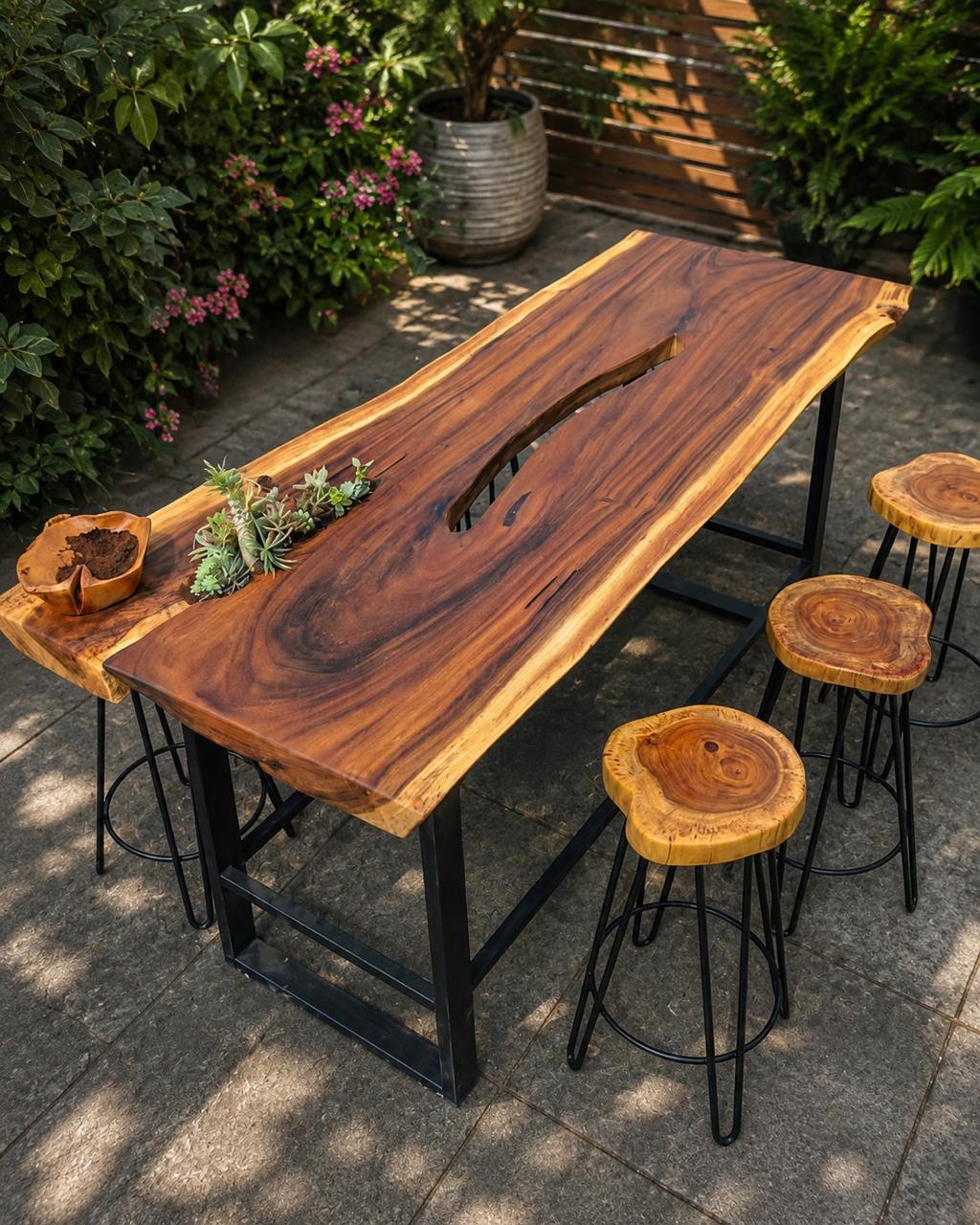 Modern Solid Wood Coffee Table