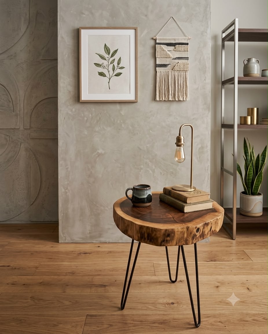 Minimalist Solid Wood Console Table