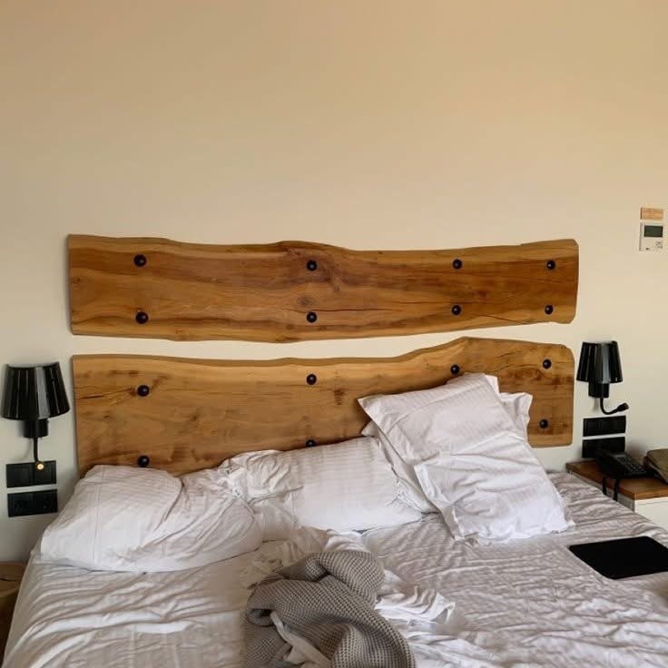 Floating Solid Wood Bed